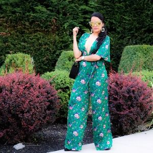 Floral jumpsuit